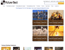 Tablet Screenshot of picture-tiles.com
